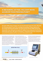 Is Measuring Jet Fuel Viscosity More Accurate Than Freezing Point?