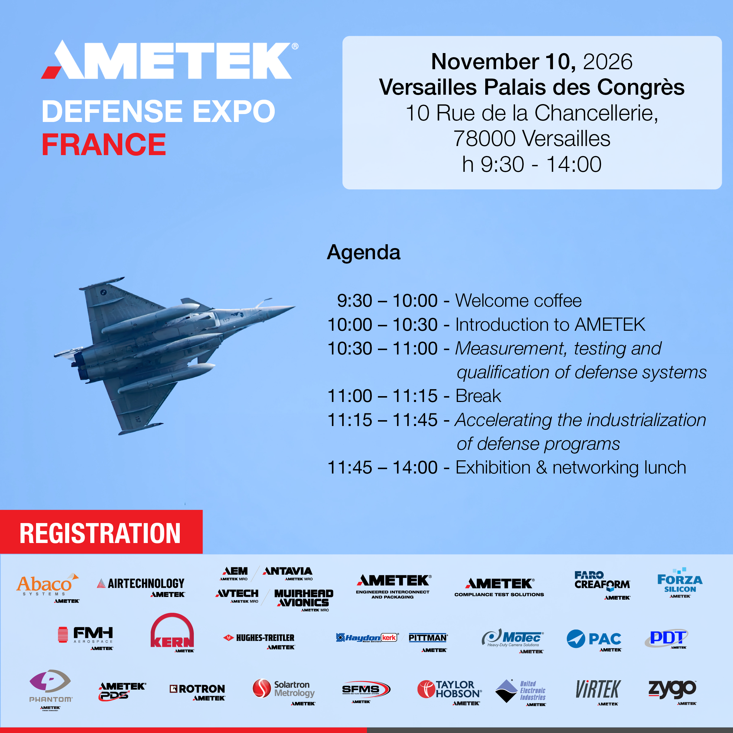 AMETEK Defense Expo France